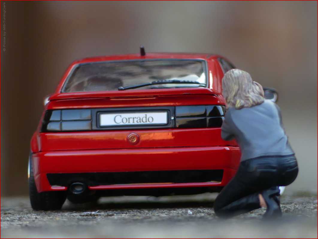 1:18 VW Corrado VR6 "Tornado RED Edition" + Alufelgen inkl. OVP